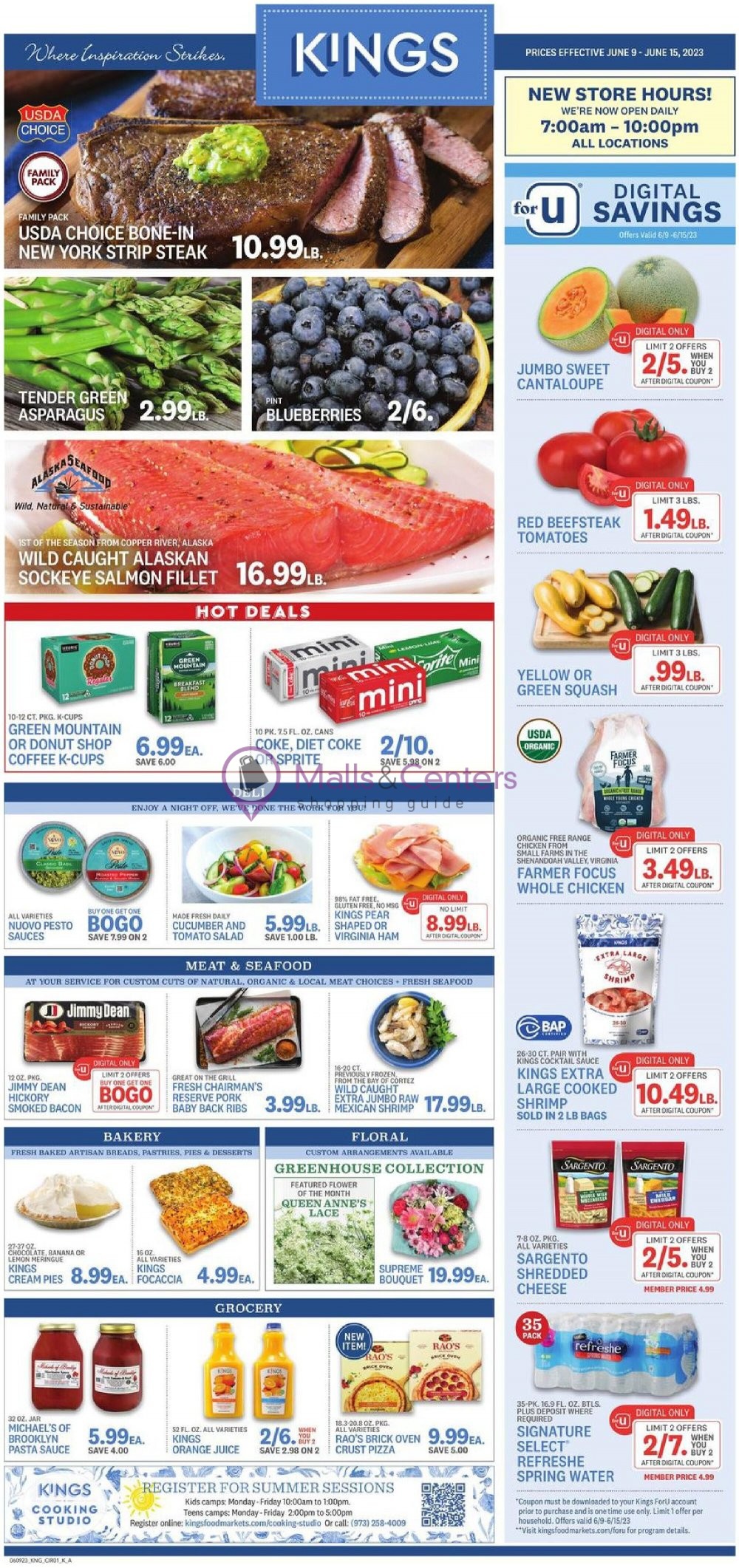 Kings Food Markets Weekly ad valid from 06/09/2023 to 06/15/2023
