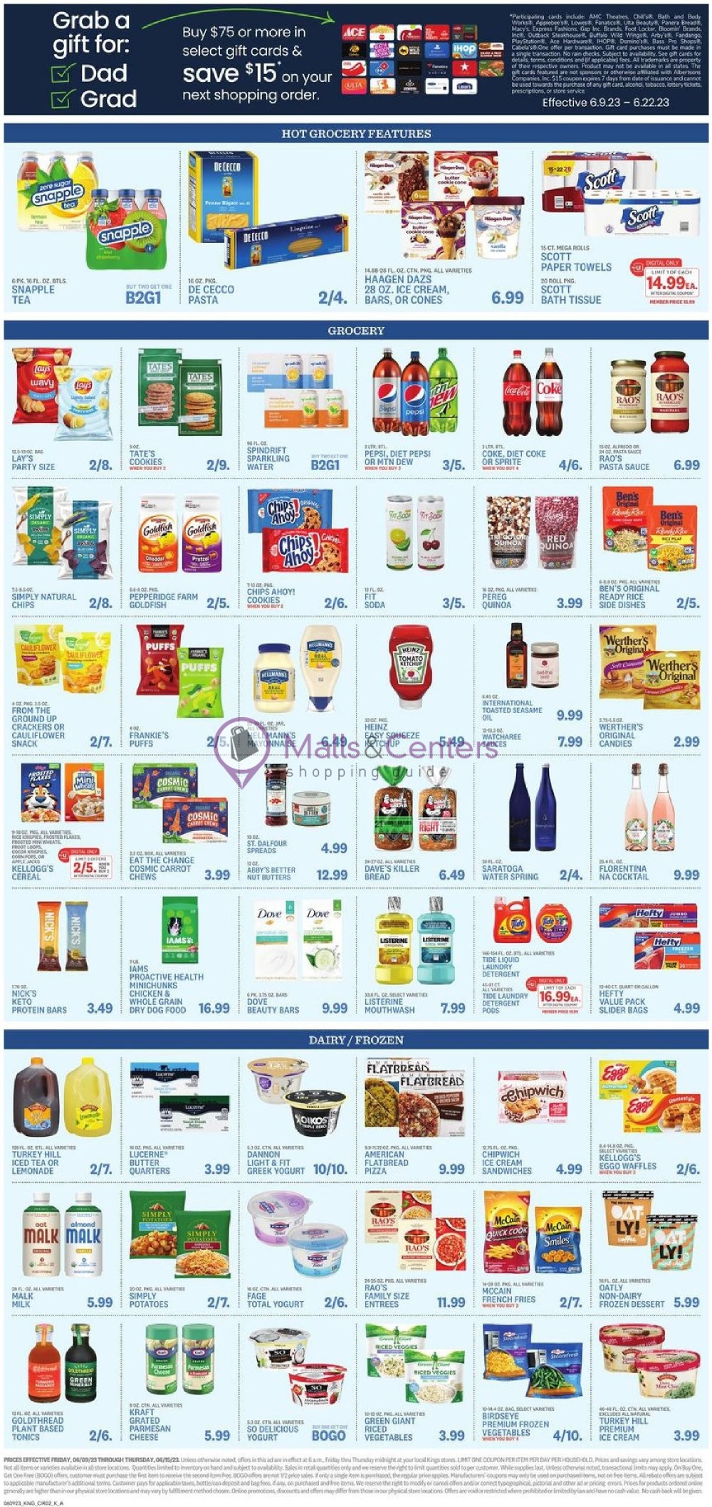 Kings Food Markets Weekly ad valid from 06/09/2023 to 06/15/2023