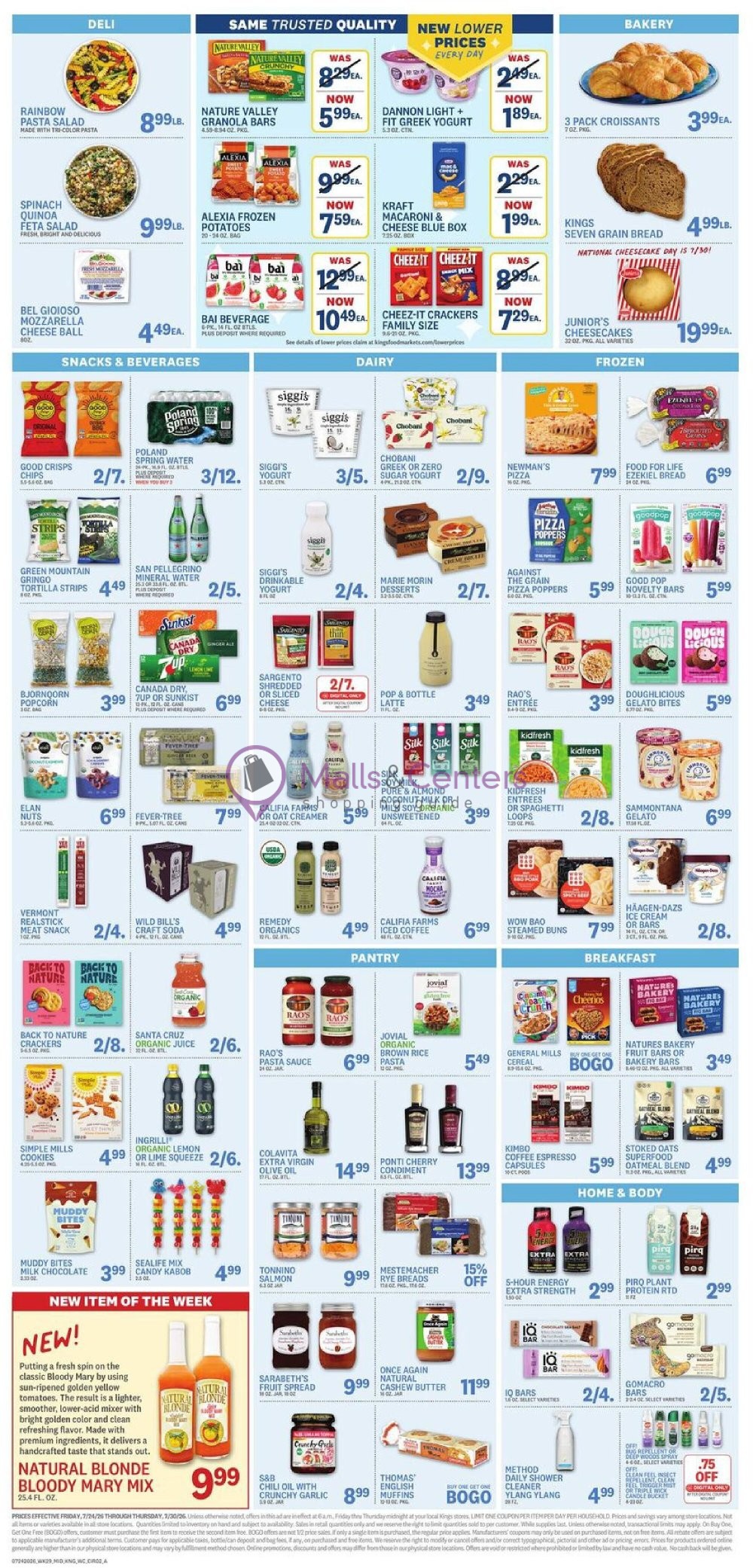 Weekly ad for Kings Food Markets valid: 07/24/2026 - 07/30/2026, page 2