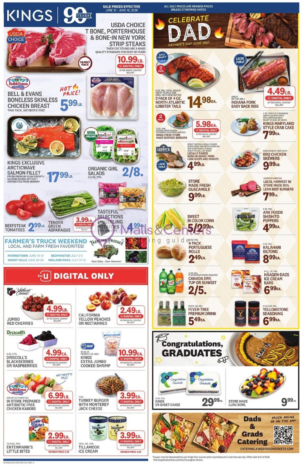 Weekly ad for Kings Food Markets valid: 06/12/2026 - 06/18/2026, page 1