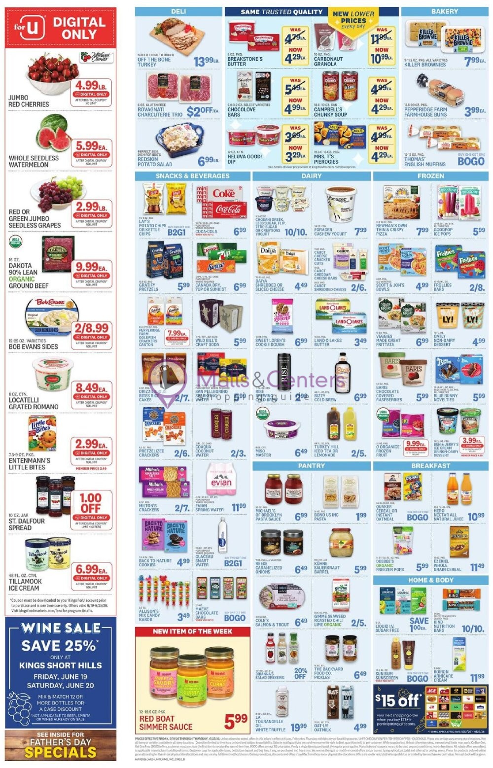 Weekly ad for Kings Food Markets valid: 06/19/2026 - 06/25/2026, page 2