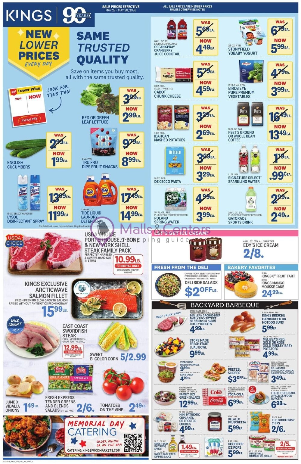Weekly ad for Kings Food Markets valid: 05/22/2026 - 05/28/2026, page 1