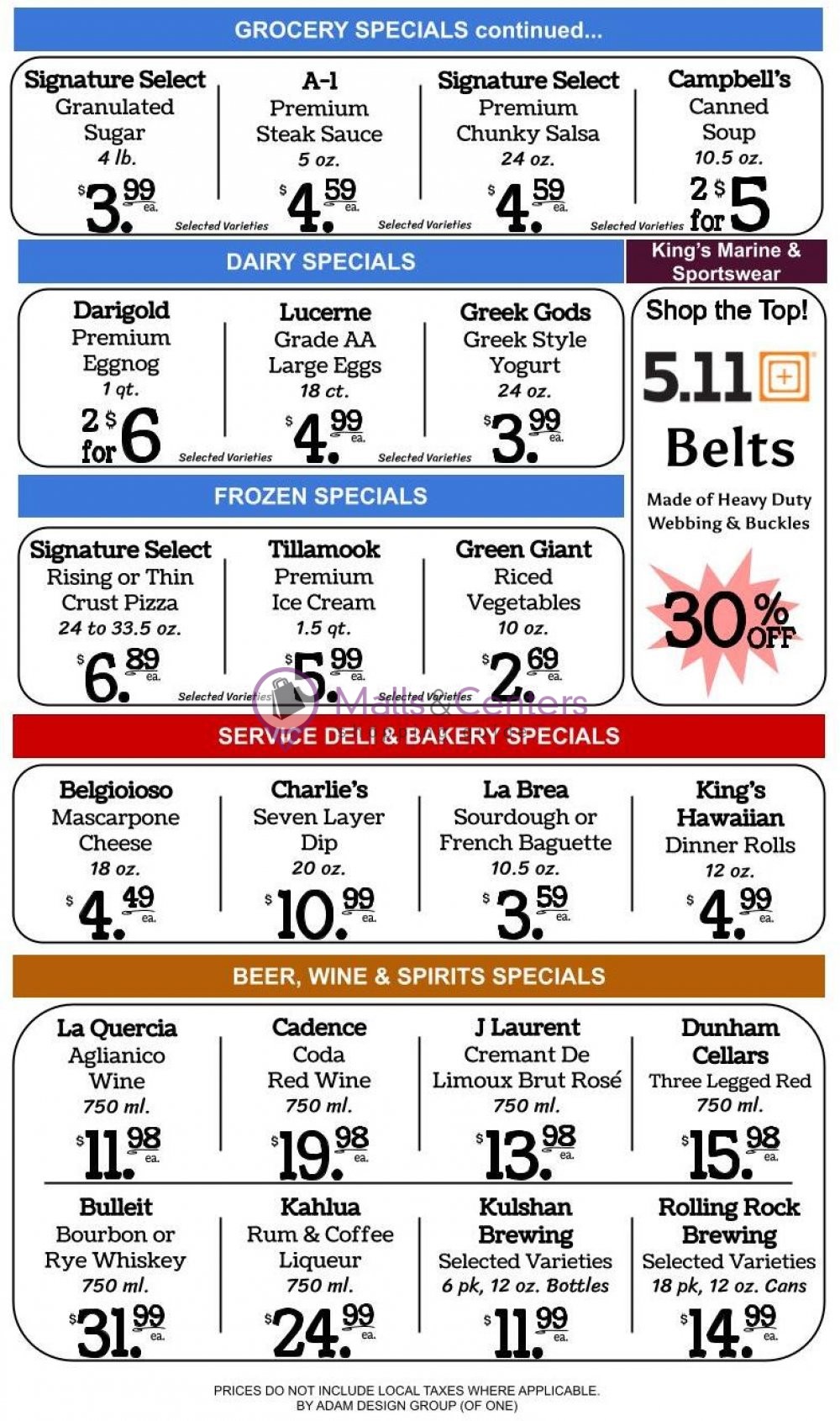 Kings Market Weekly ad valid from 12/14/2022 to 12/20/2022 MallsCenters