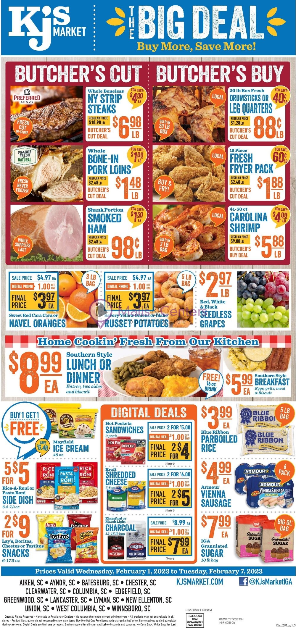 KJ´s Market Weekly ad valid from 02/01/2023 to 02/07/2023 MallsCenters