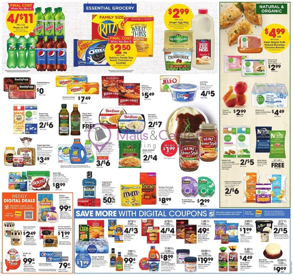 Kroger Weekly ad valid from 12/16/2020 to 12/24/2020 - MallsCenters