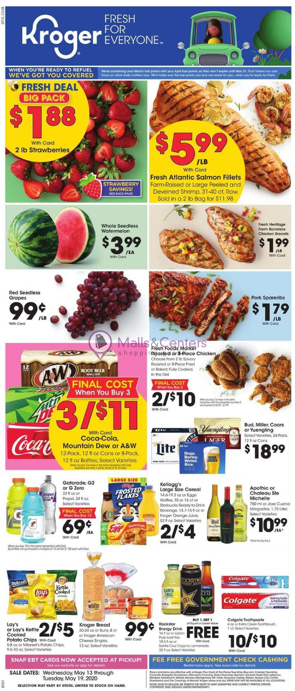 Kroger Weekly Ad Valid From 05 13 2020 To 05 19 2020 Mallscenters