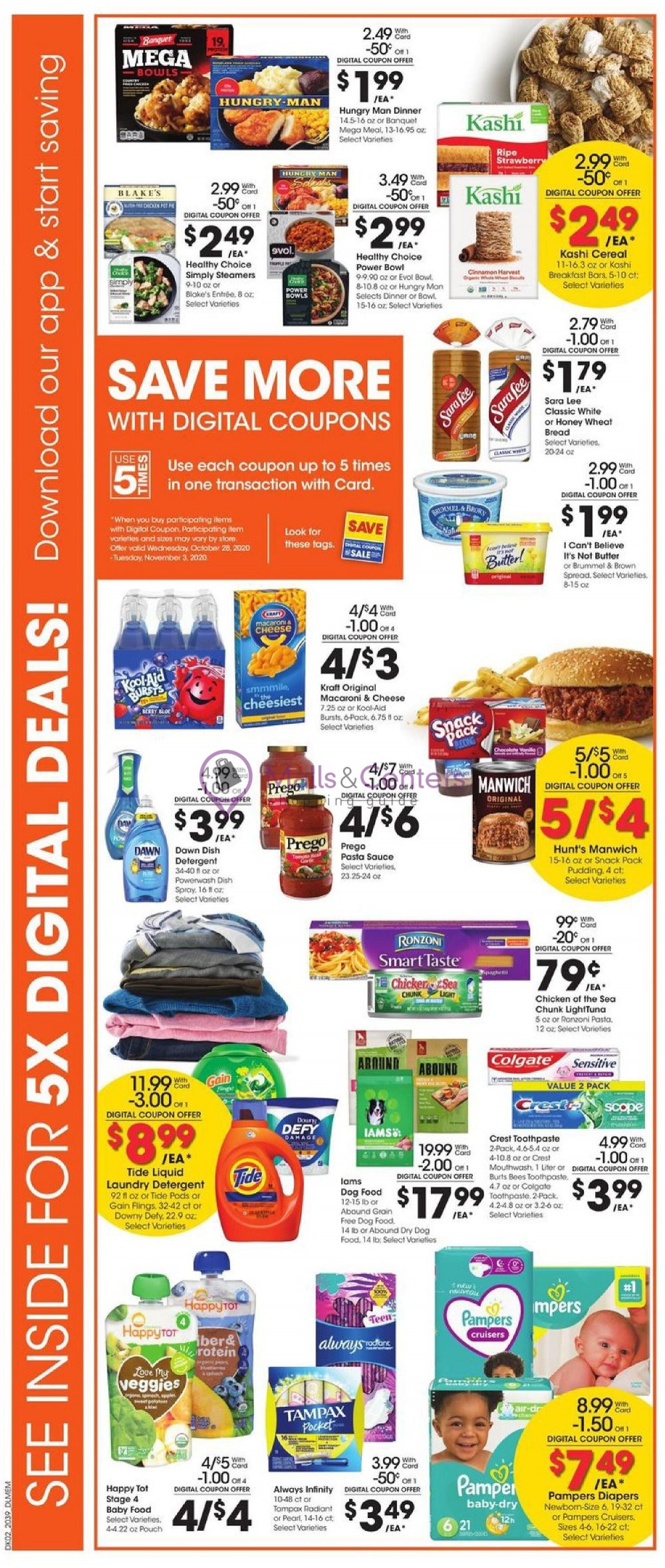 Kroger Weekly ad valid from 10/28/2020 to 11/03/2020 MallsCenters