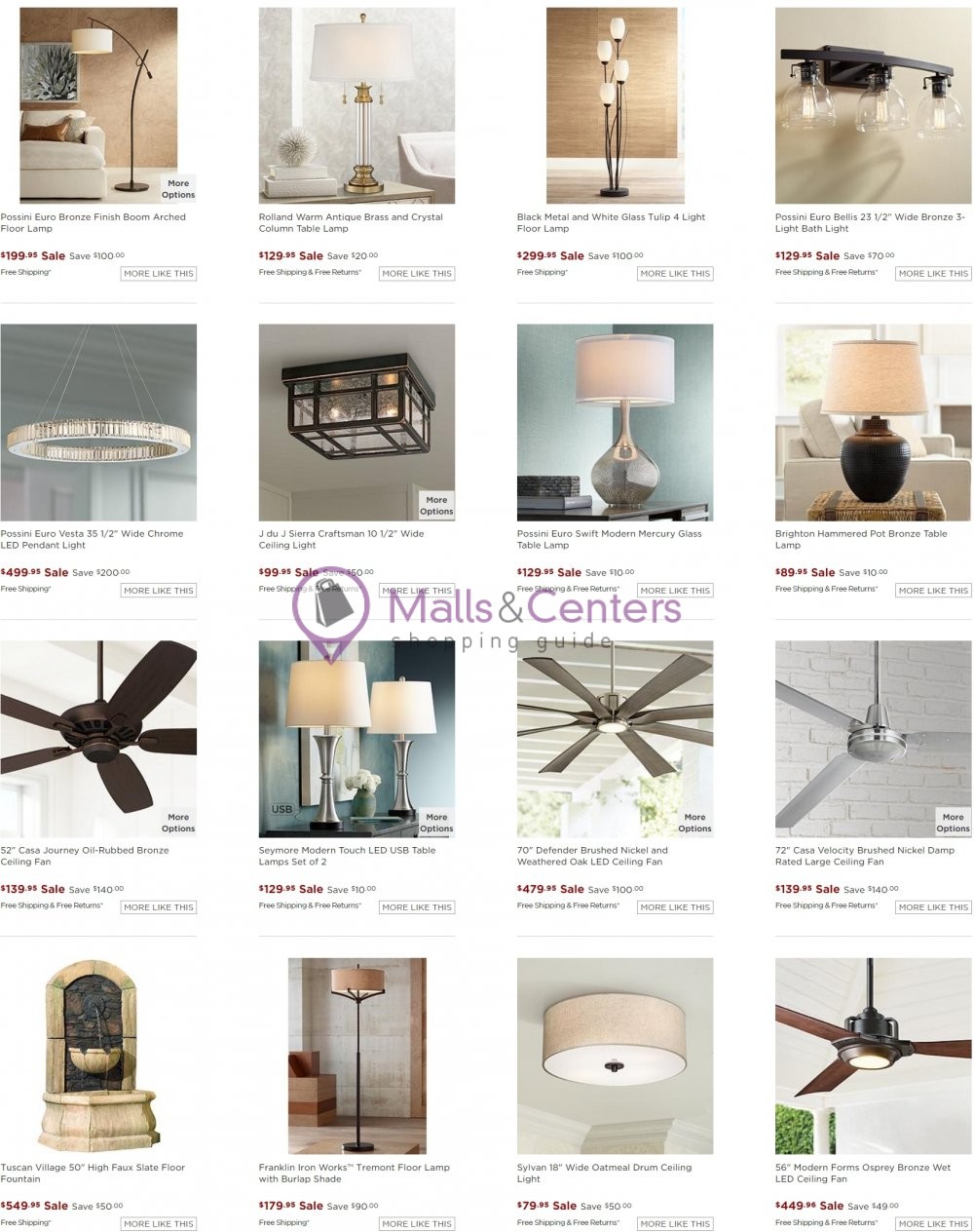 Lamps Plus Weekly Ad sales & flyers specials MallsCenters