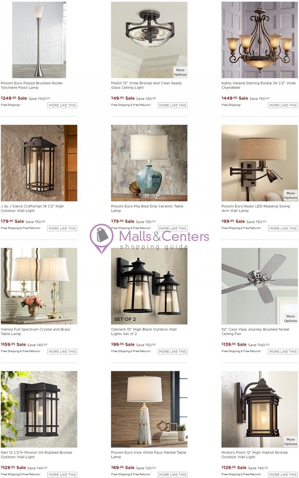 Lamps Plus Weekly ad valid from 07/18/2020 to 07/24/2020 MallsCenters