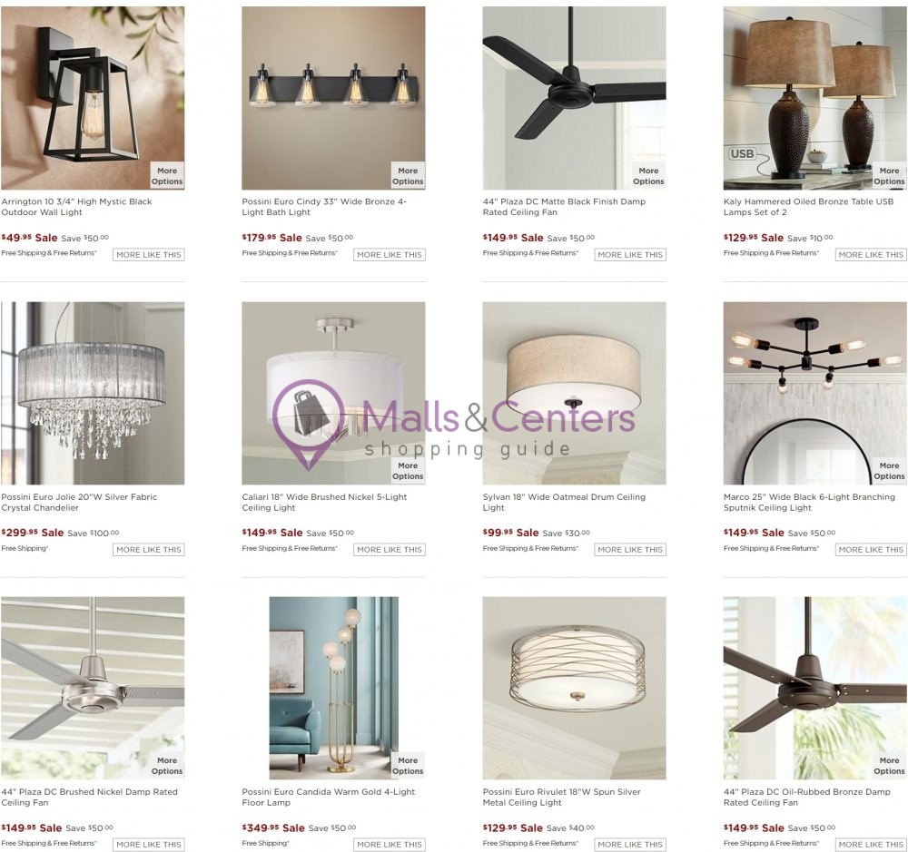 Lamps Plus Weekly Ad sales & flyers specials MallsCenters