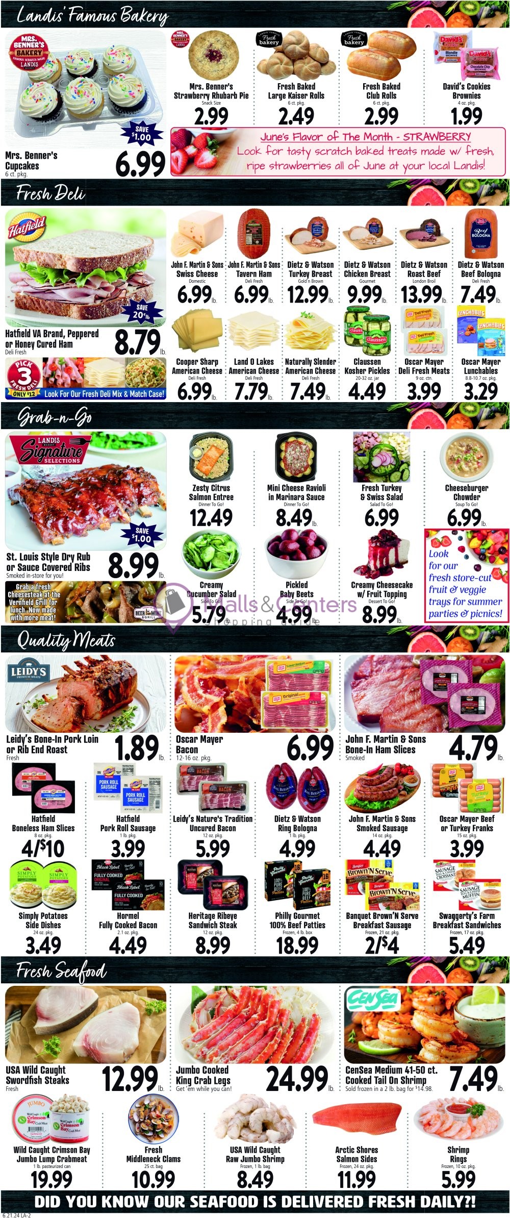 Weekly ad for Landis Supermarket valid: 06/21/2024 - 06/27/2024, page 2
