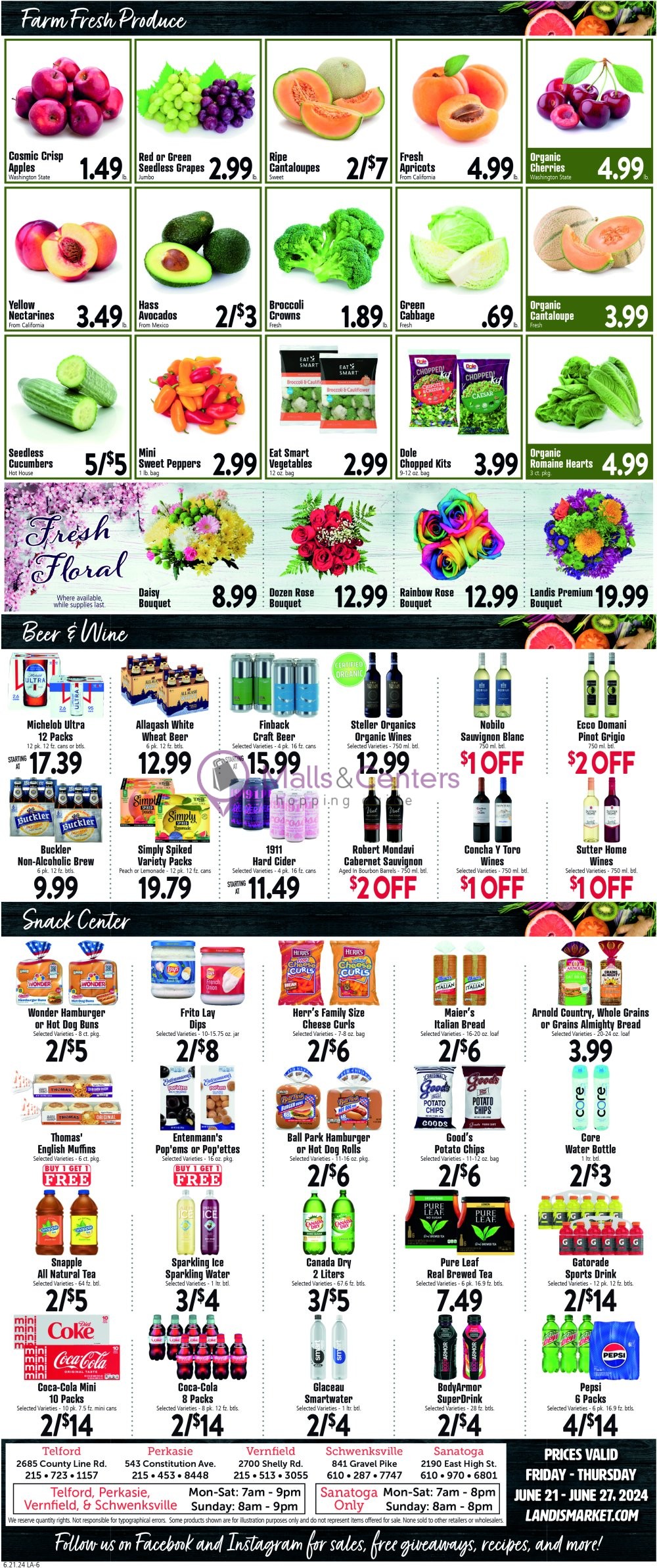 Weekly ad for Landis Supermarket valid: 06/21/2024 - 06/27/2024, page 6