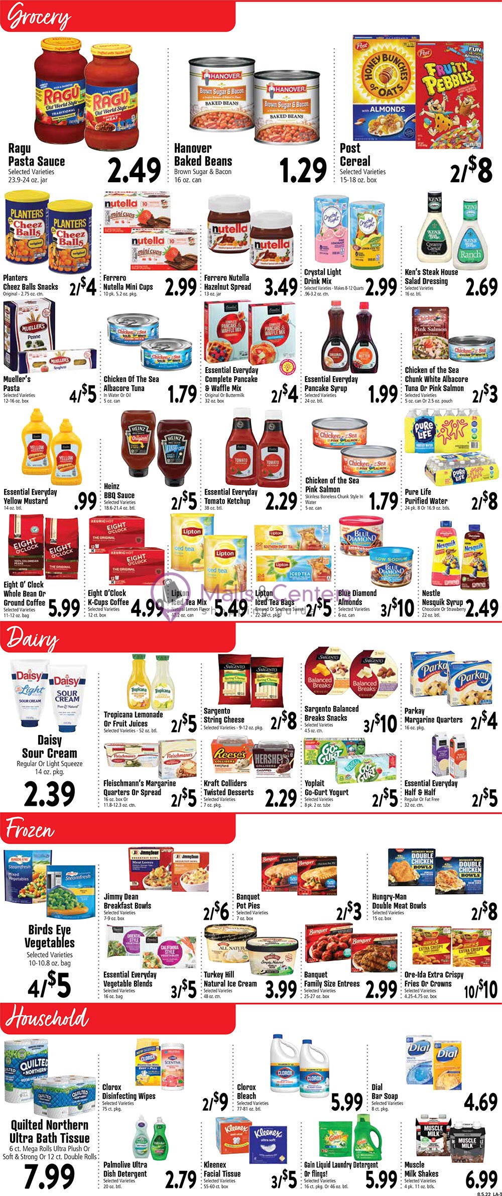 Landis Supermarket Weekly ad valid from 08/05/2022 to 08/11/2022