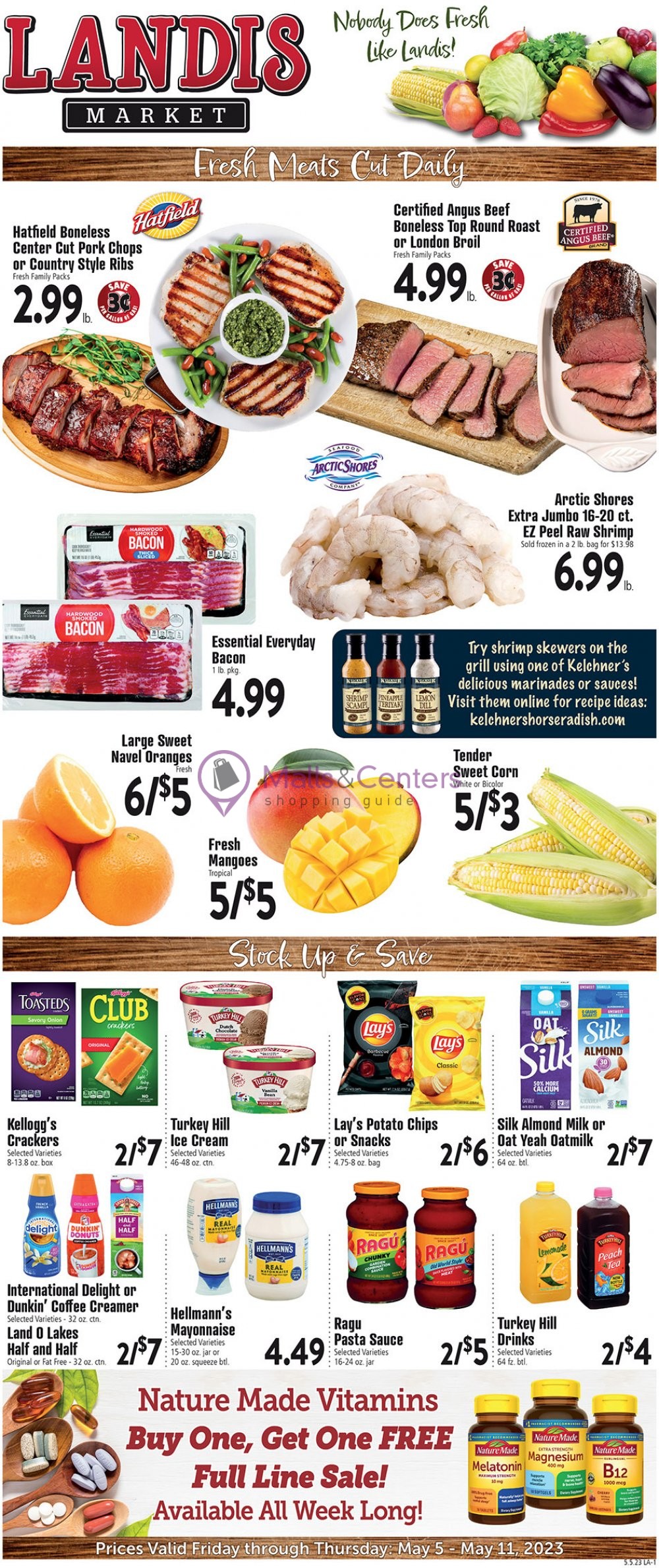 Landis Supermarket Weekly ad valid from 05/05/2023 to 05/11/2023
