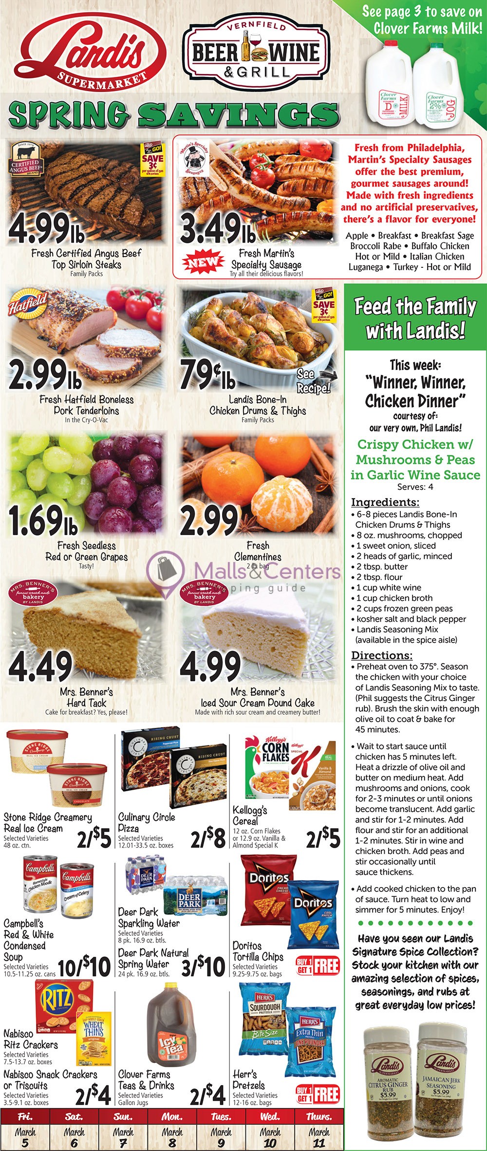 Landis Supermarket Weekly ad valid from 03/05/2021 to 03/11/2021