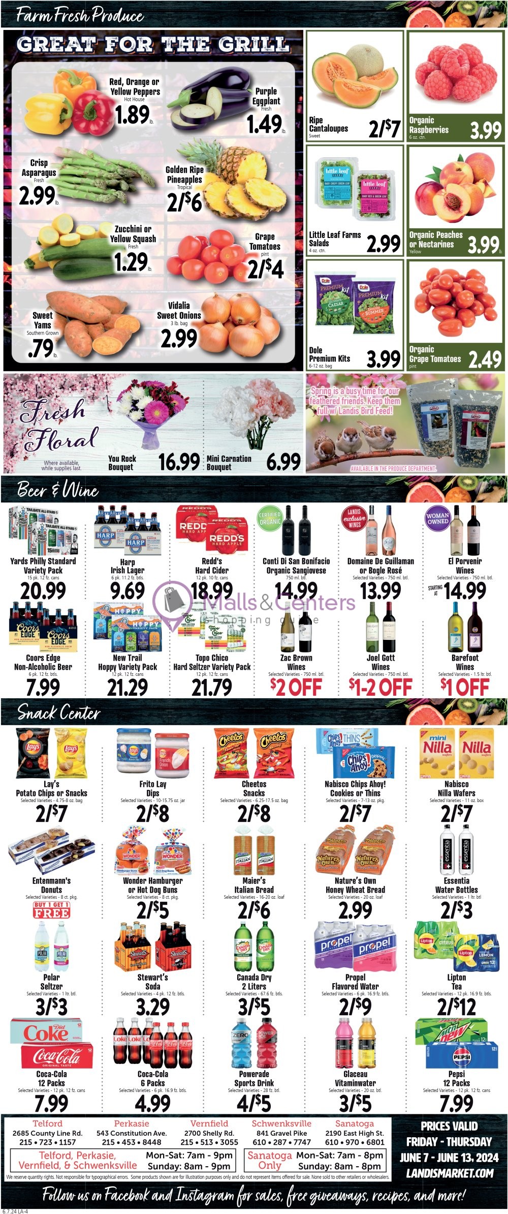 Weekly ad for Landis Supermarket valid: 06/07/2024 - 06/13/2024, page 4