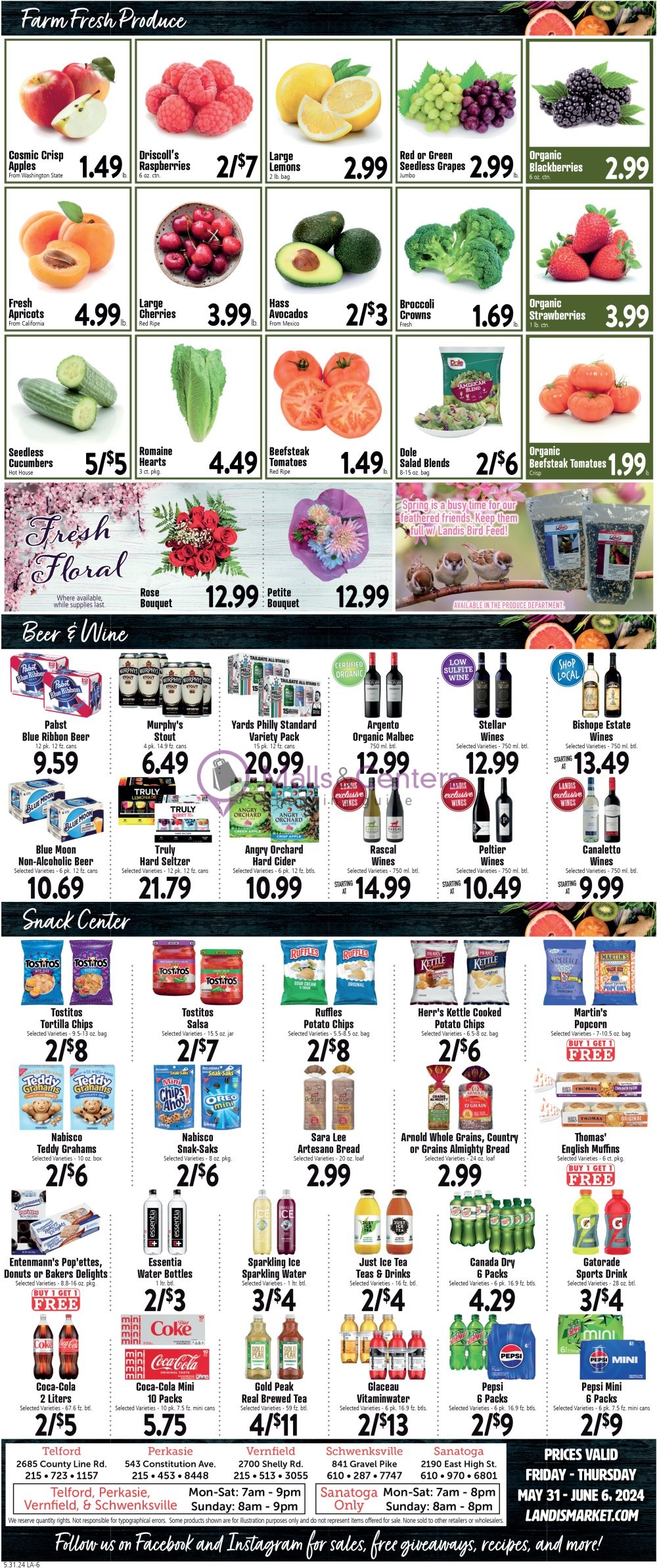 Weekly ad for Landis Supermarket valid: 05/31/2024 - 06/06/2024, page 6