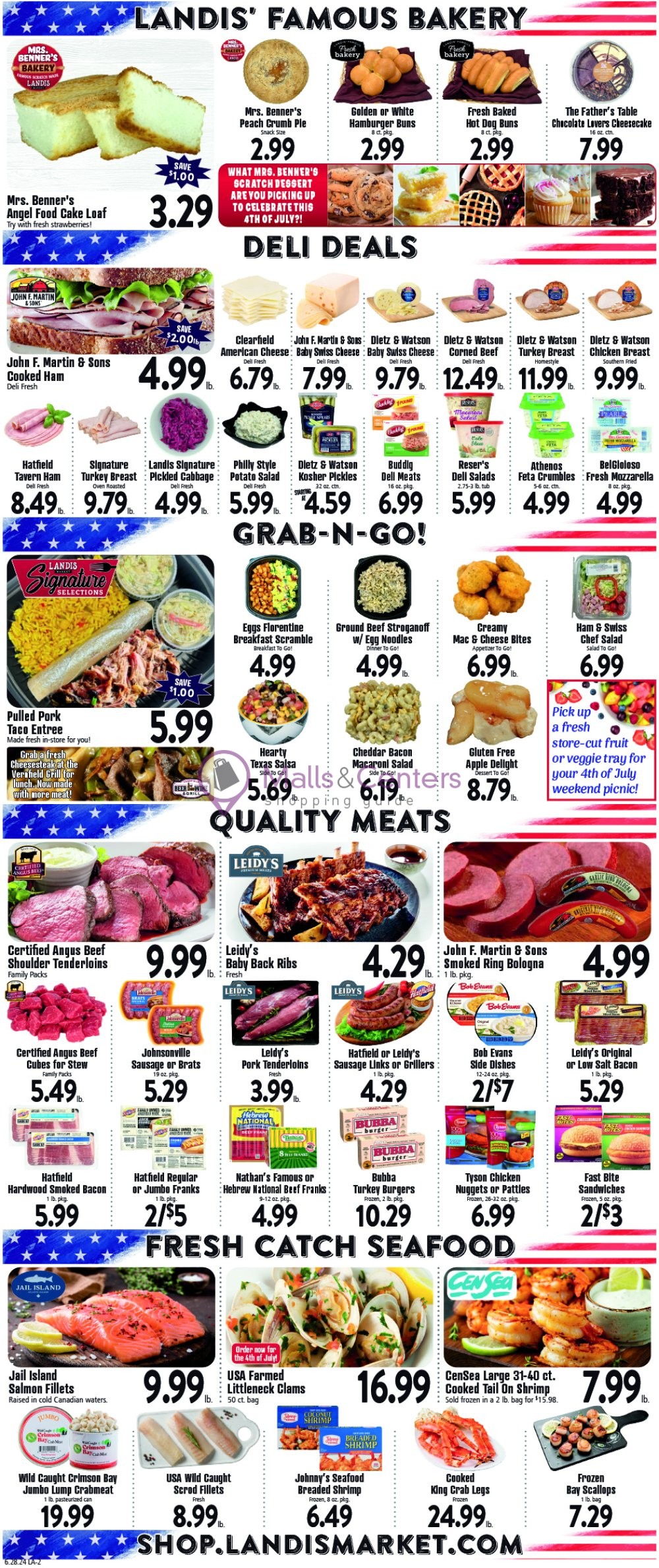 Weekly ad for Landis Supermarket valid: 06/28/2024 - 07/04/2024, page 2