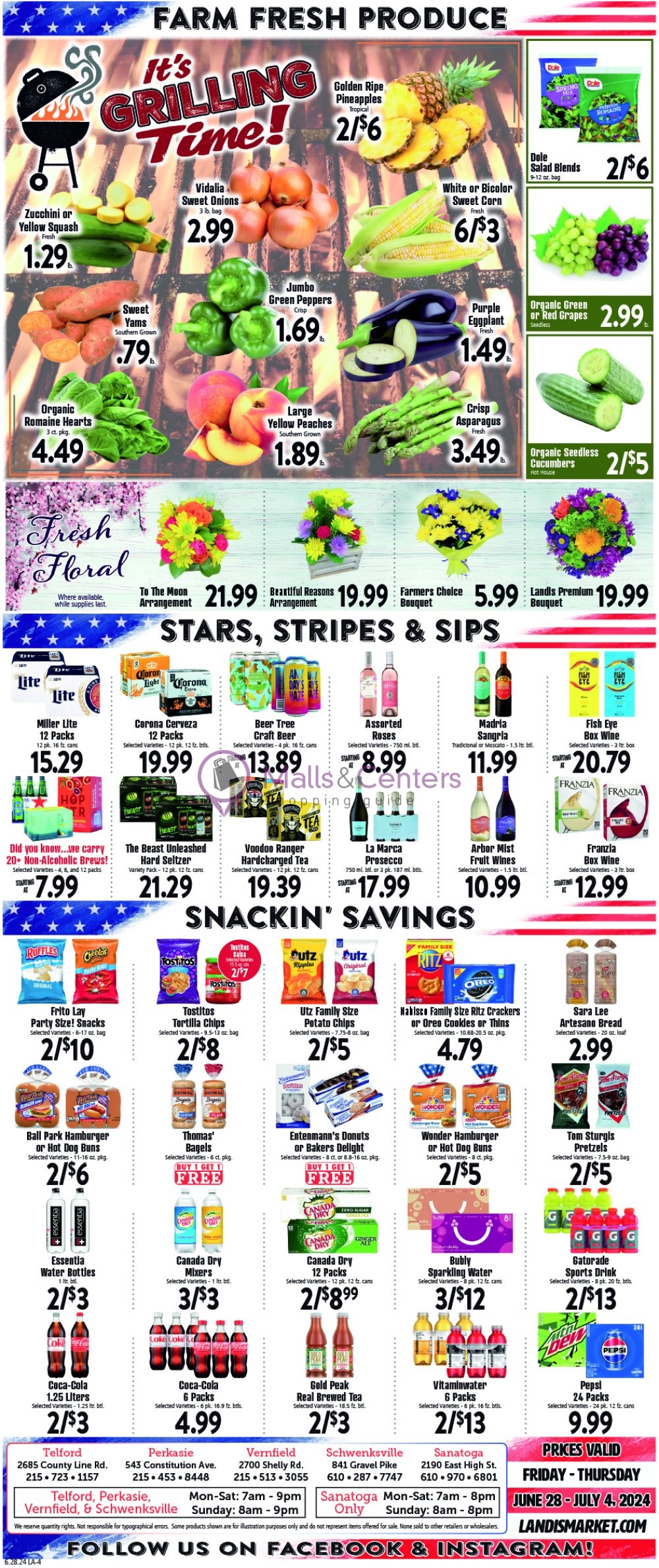 Weekly ad for Landis Supermarket valid: 06/28/2024 - 07/04/2024, page 4