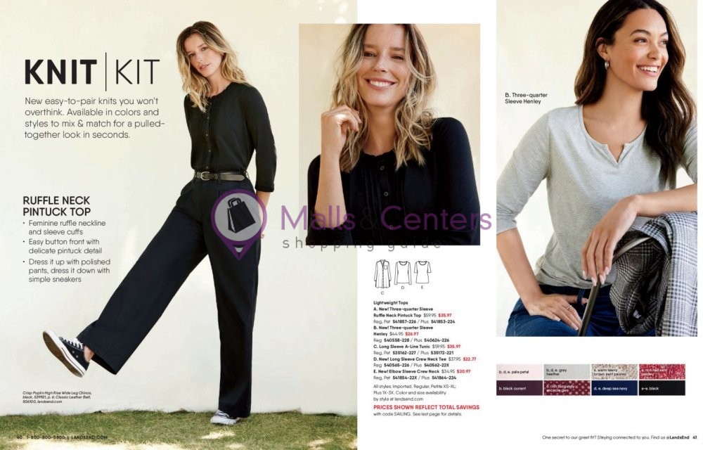 Weekly ad for Land's End valid: 09/01/2023 - 10/03/2023, page 23 Weekly ad for Land's End valid: 09/01/2023 - 10/03/2023, page 23