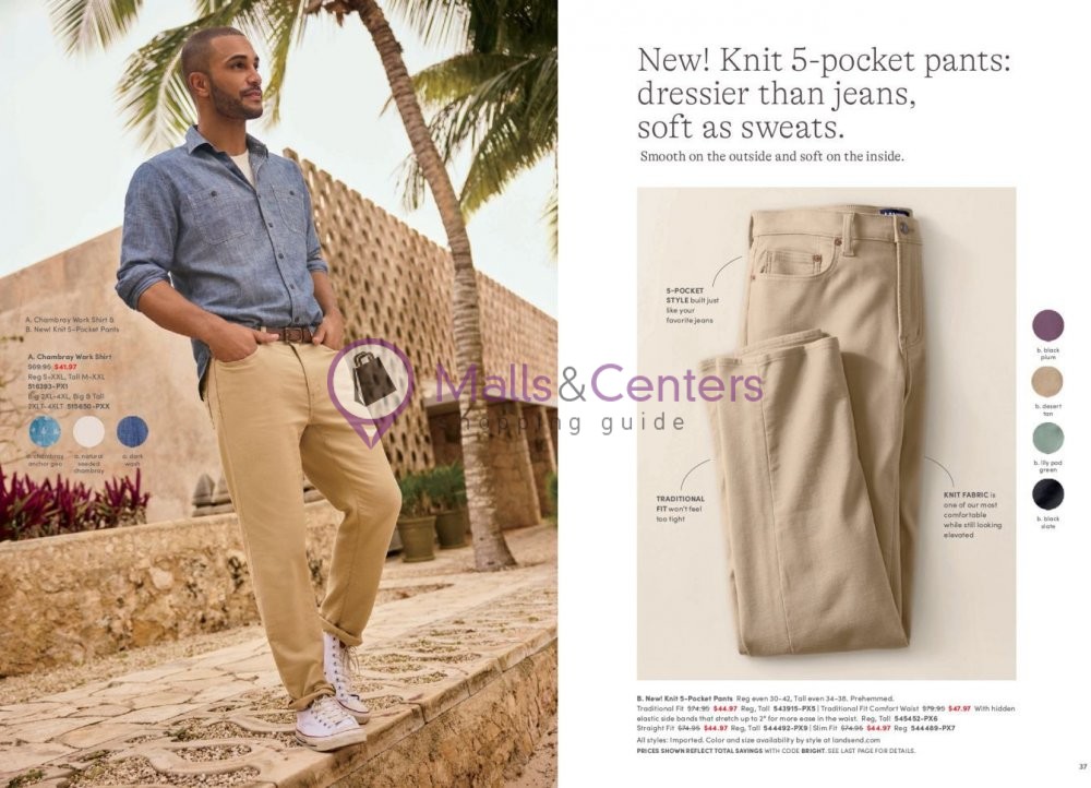 Weekly ad for Land's End valid: 03/01/2024 - 04/09/2024, page 19