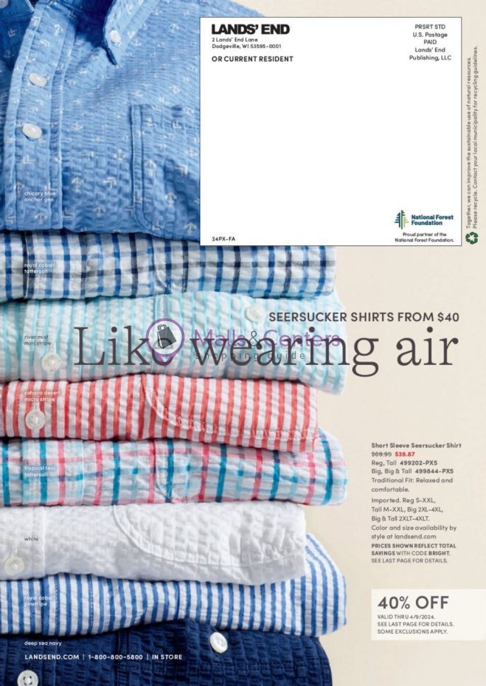 Weekly ad for Land's End valid: 03/01/2024 - 04/09/2024, page 29