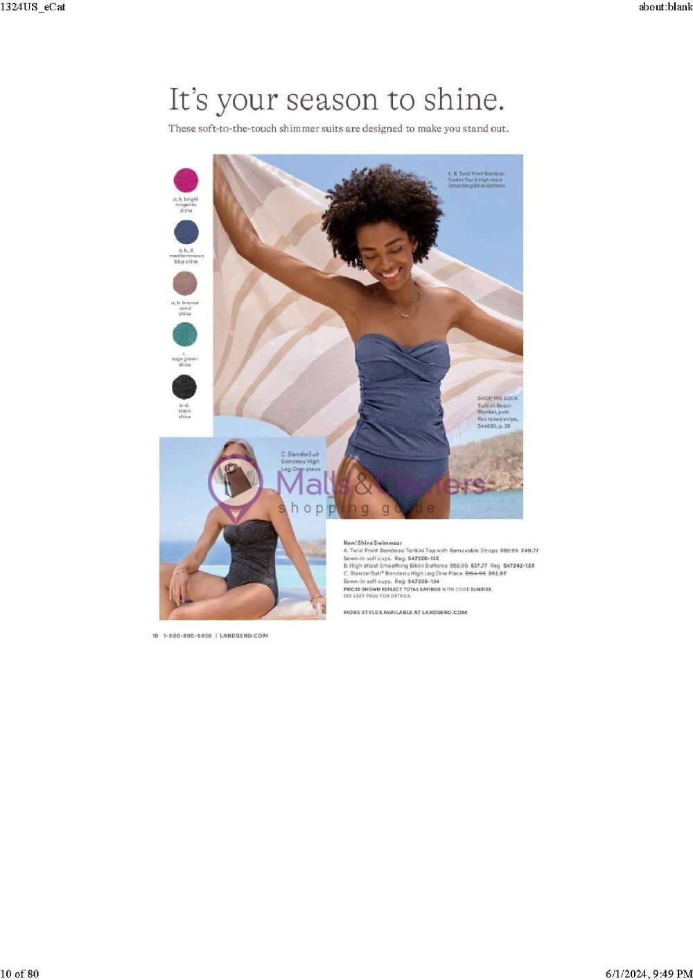 Weekly ad for Land's End valid: 06/01/2024 - 06/30/2024, page 10 Weekly ad for Land's End valid: 06/01/2024 - 06/30/2024, page 10