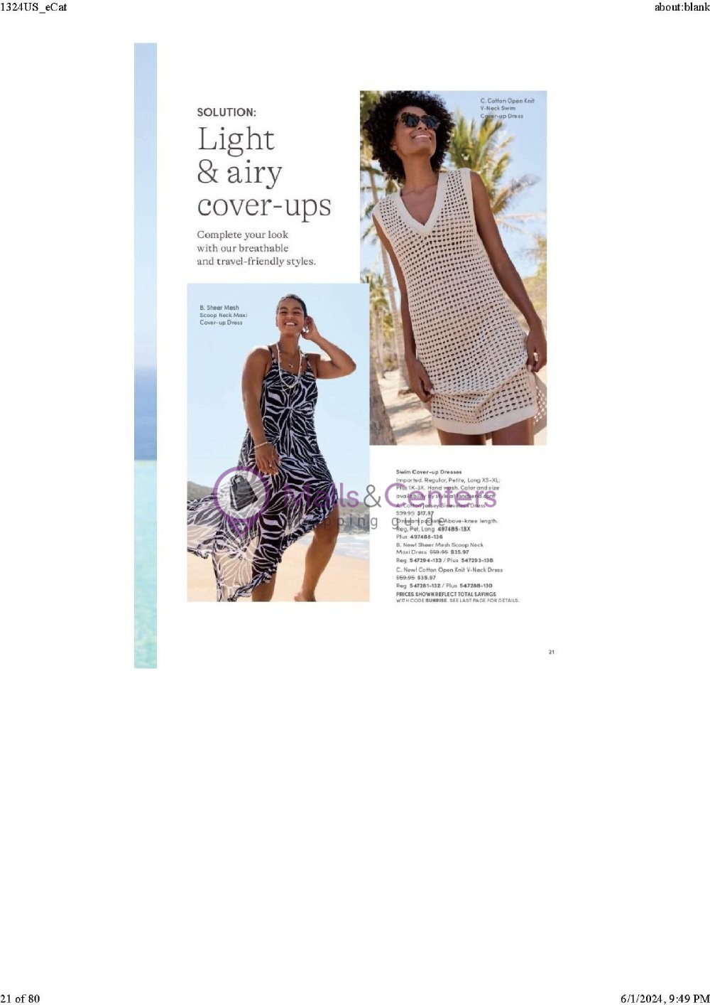 Weekly ad for Land's End valid: 06/01/2024 - 06/30/2024, page 21 Weekly ad for Land's End valid: 06/01/2024 - 06/30/2024, page 21