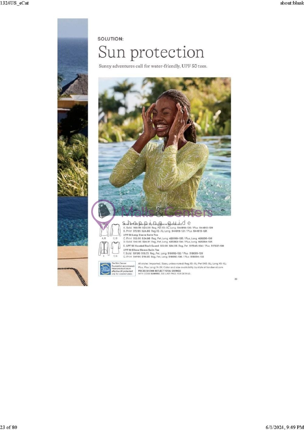 Weekly ad for Land's End valid: 06/01/2024 - 06/30/2024, page 23 Weekly ad for Land's End valid: 06/01/2024 - 06/30/2024, page 23