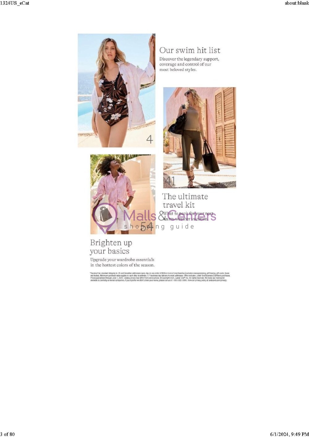 Weekly ad for Land's End valid: 06/01/2024 - 06/30/2024, page 3 Weekly ad for Land's End valid: 06/01/2024 - 06/30/2024, page 3