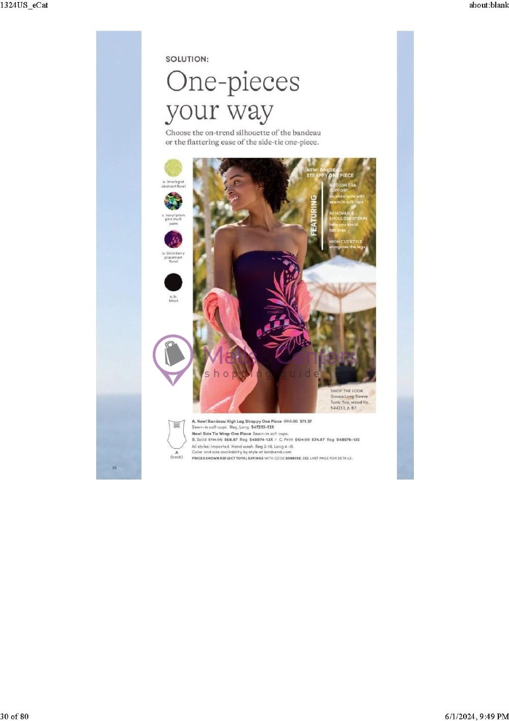 Weekly ad for Land's End valid: 06/01/2024 - 06/30/2024, page 30 Weekly ad for Land's End valid: 06/01/2024 - 06/30/2024, page 30