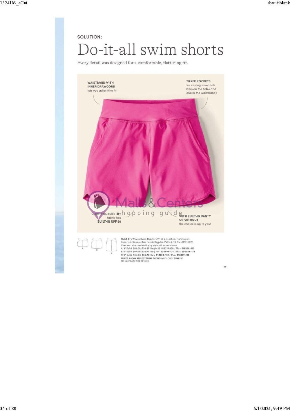 Weekly ad for Land's End valid: 06/01/2024 - 06/30/2024, page 35 Weekly ad for Land's End valid: 06/01/2024 - 06/30/2024, page 35