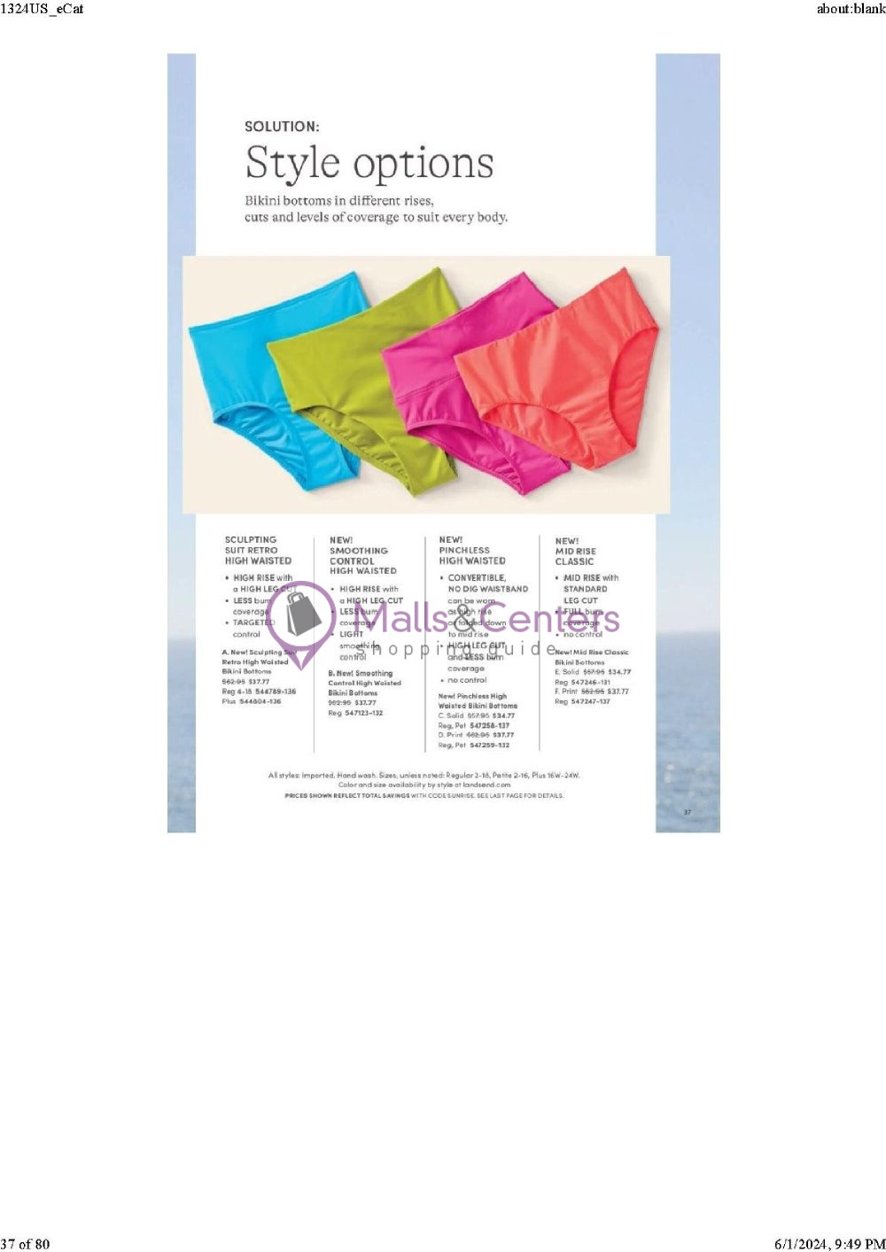 Weekly ad for Land's End valid: 06/01/2024 - 06/30/2024, page 37 Weekly ad for Land's End valid: 06/01/2024 - 06/30/2024, page 37