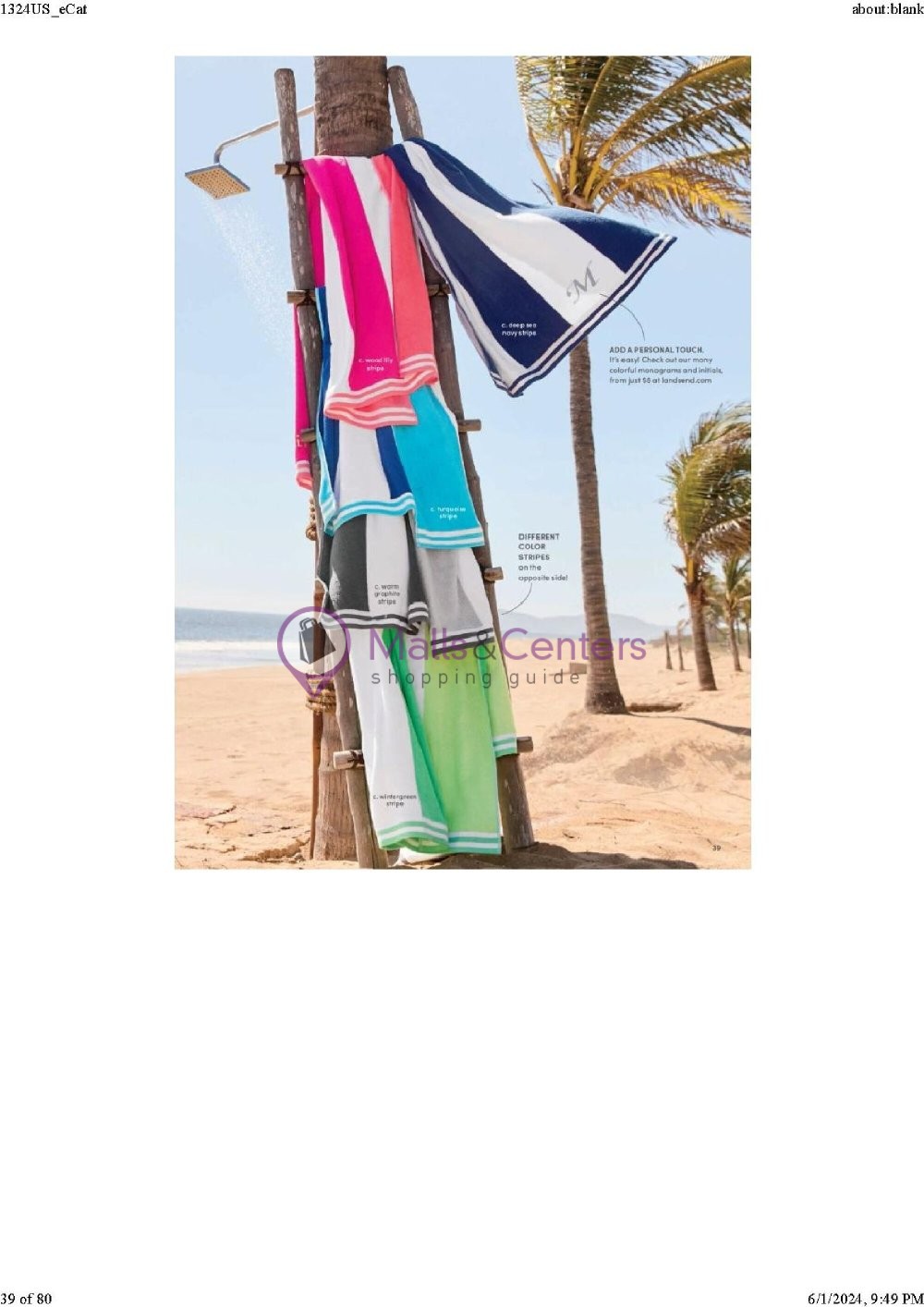 Weekly ad for Land's End valid: 06/01/2024 - 06/30/2024, page 39 Weekly ad for Land's End valid: 06/01/2024 - 06/30/2024, page 39