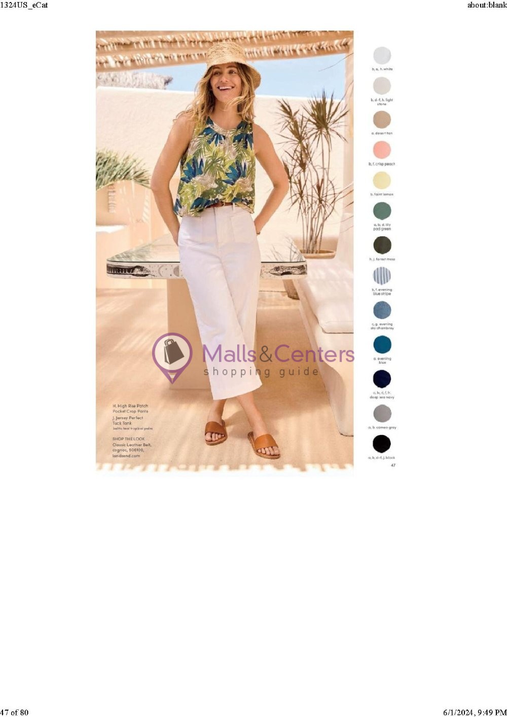 Weekly ad for Land's End valid: 06/01/2024 - 06/30/2024, page 47 Weekly ad for Land's End valid: 06/01/2024 - 06/30/2024, page 47