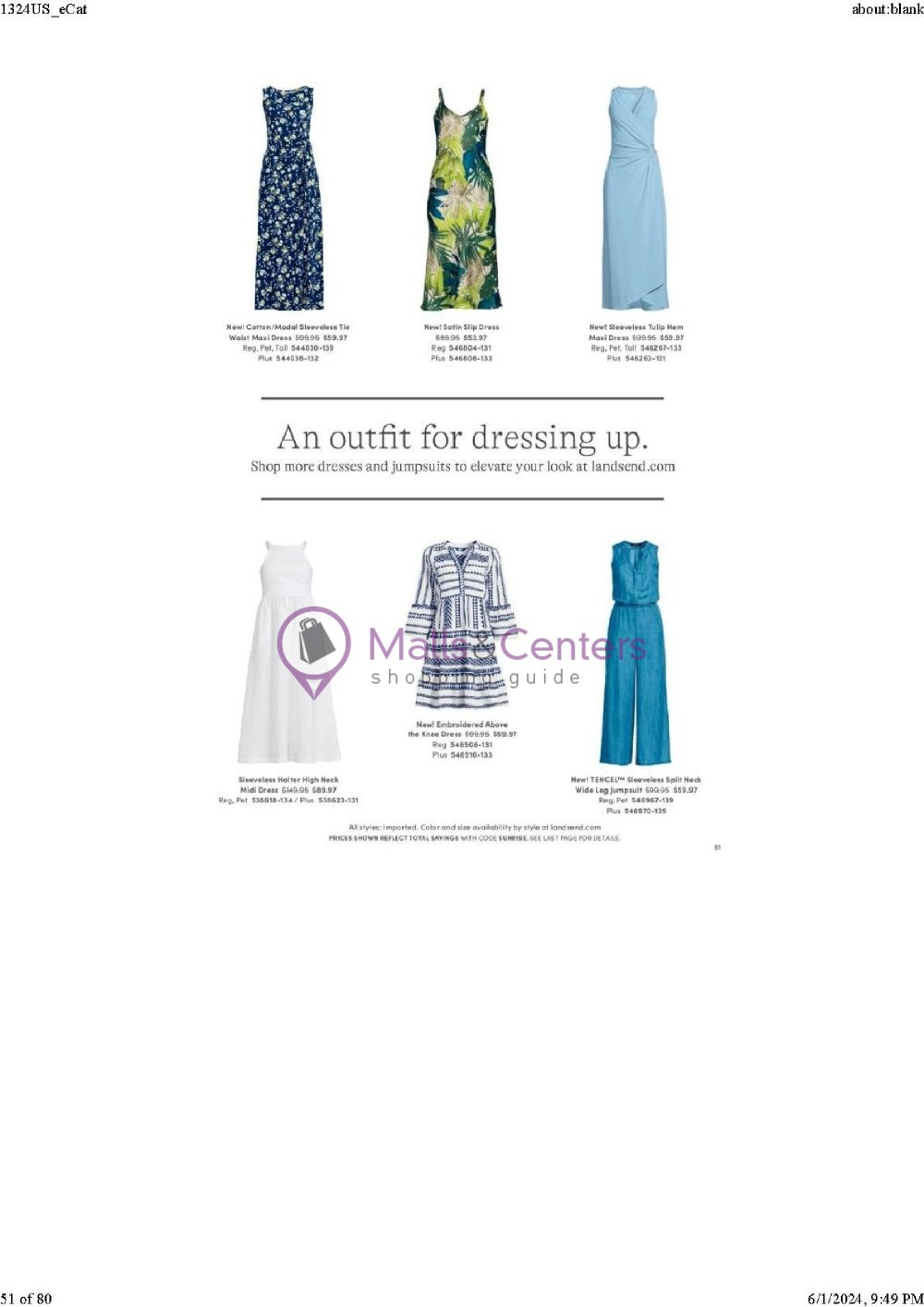 Weekly ad for Land's End valid: 06/01/2024 - 06/30/2024, page 51 Weekly ad for Land's End valid: 06/01/2024 - 06/30/2024, page 51