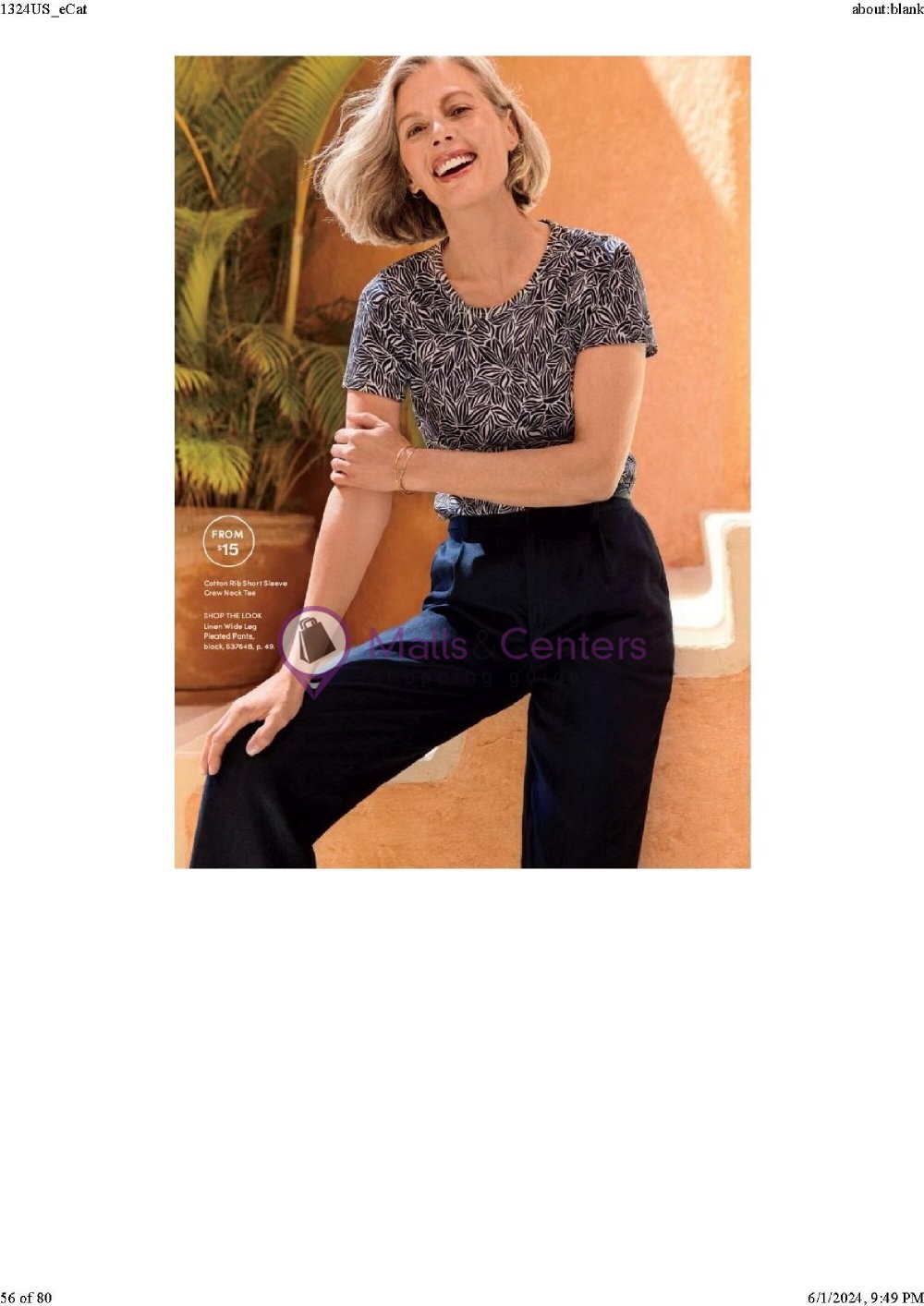 Weekly ad for Land's End valid: 06/01/2024 - 06/30/2024, page 56 Weekly ad for Land's End valid: 06/01/2024 - 06/30/2024, page 56