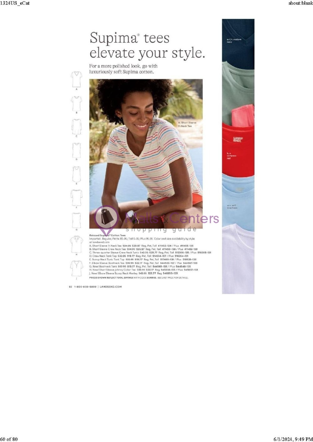 Weekly ad for Land's End valid: 06/01/2024 - 06/30/2024, page 60 Weekly ad for Land's End valid: 06/01/2024 - 06/30/2024, page 60