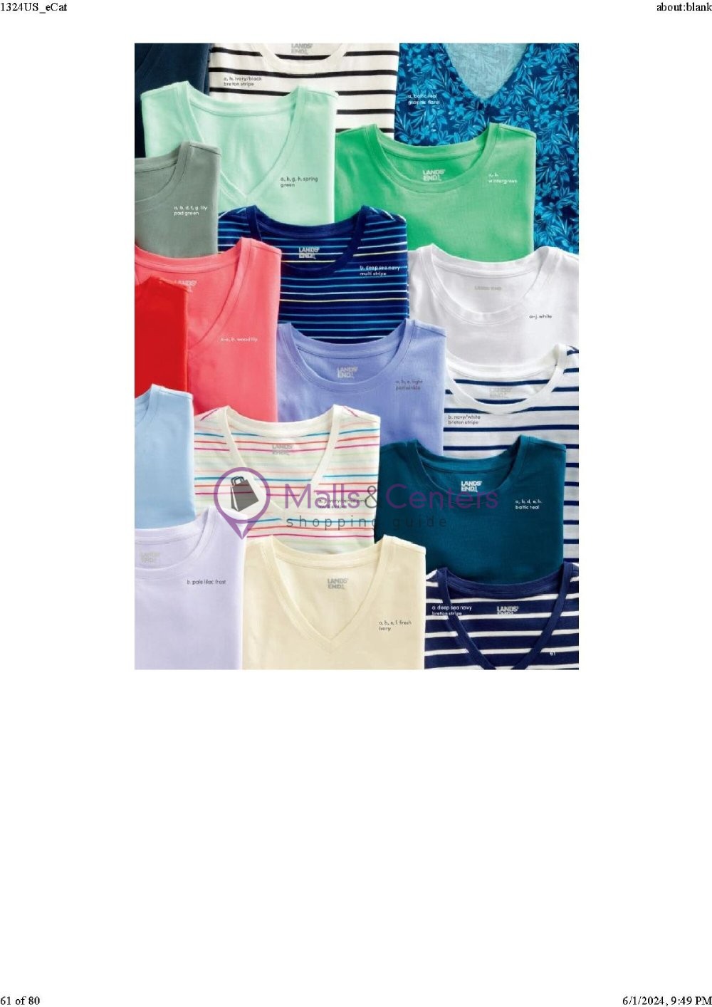 Weekly ad for Land's End valid: 06/01/2024 - 06/30/2024, page 61 Weekly ad for Land's End valid: 06/01/2024 - 06/30/2024, page 61