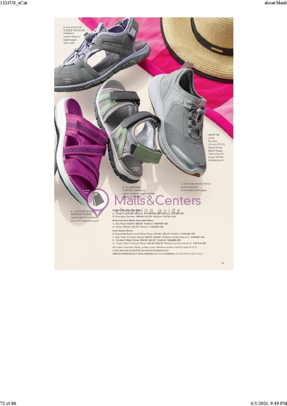 Weekly ad for Land's End valid: 06/01/2024 - 06/30/2024, page 73 Weekly ad for Land's End valid: 06/01/2024 - 06/30/2024, page 73