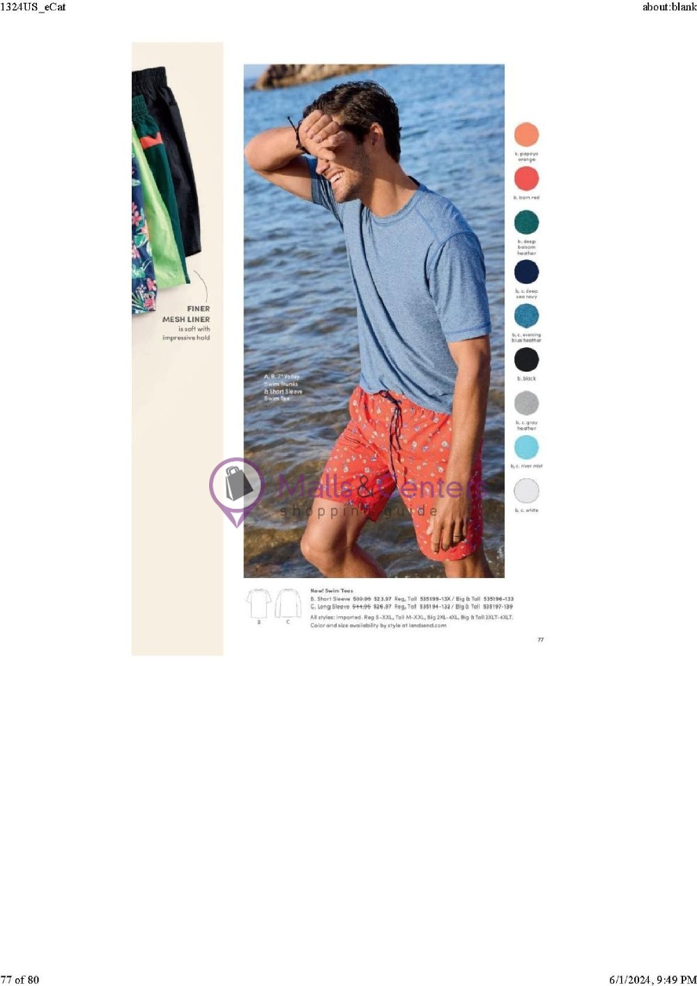 Weekly ad for Land's End valid: 06/01/2024 - 06/30/2024, page 77 Weekly ad for Land's End valid: 06/01/2024 - 06/30/2024, page 77