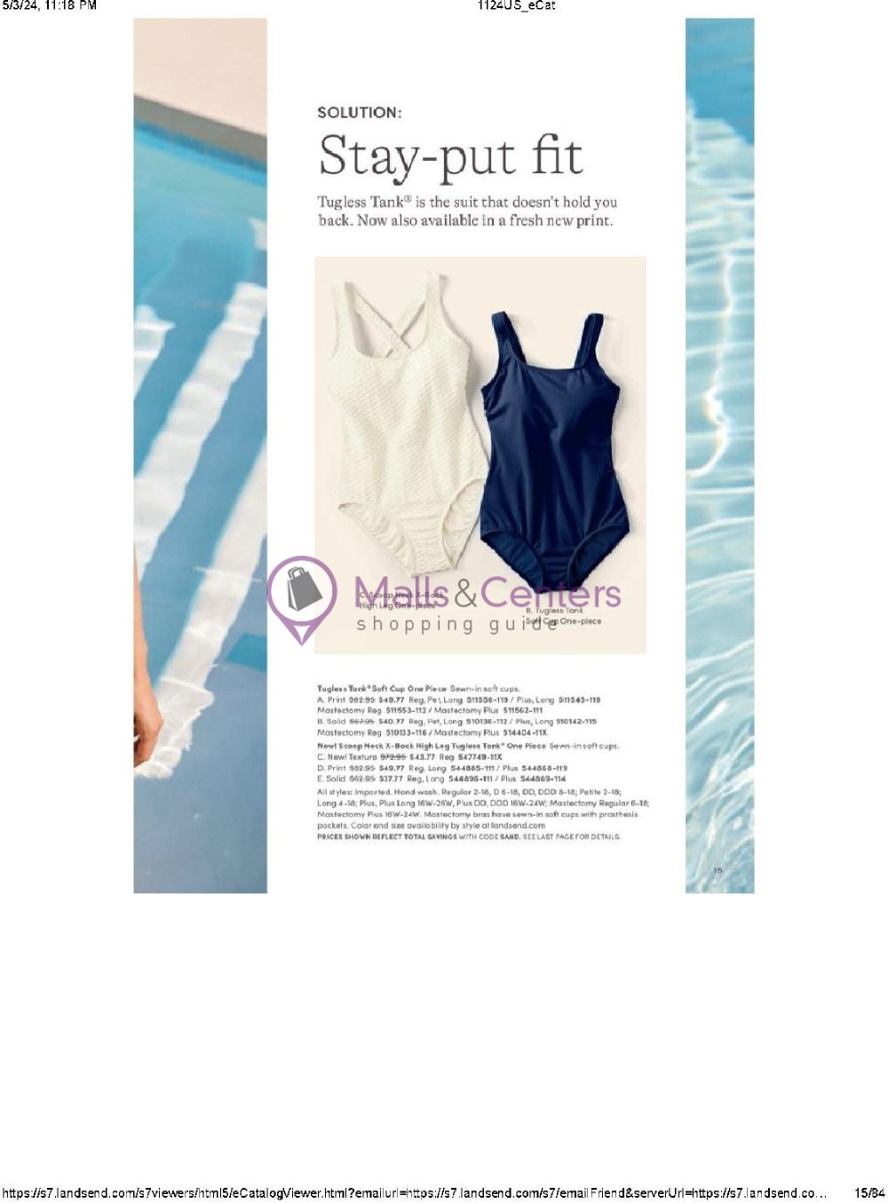 Weekly ad for Land's End valid: 05/01/2024 - 05/31/2024, page 15