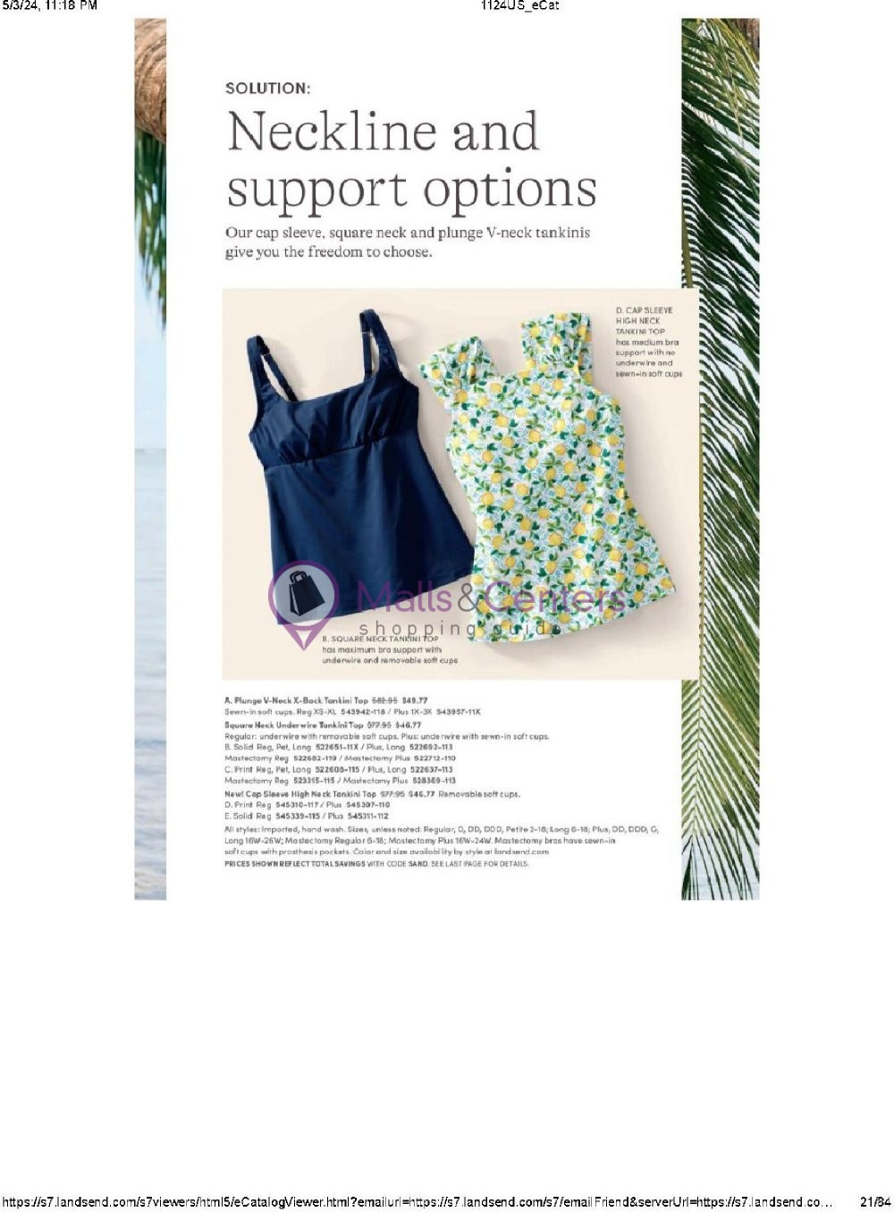 Weekly ad for Land's End valid: 05/01/2024 - 05/31/2024, page 21