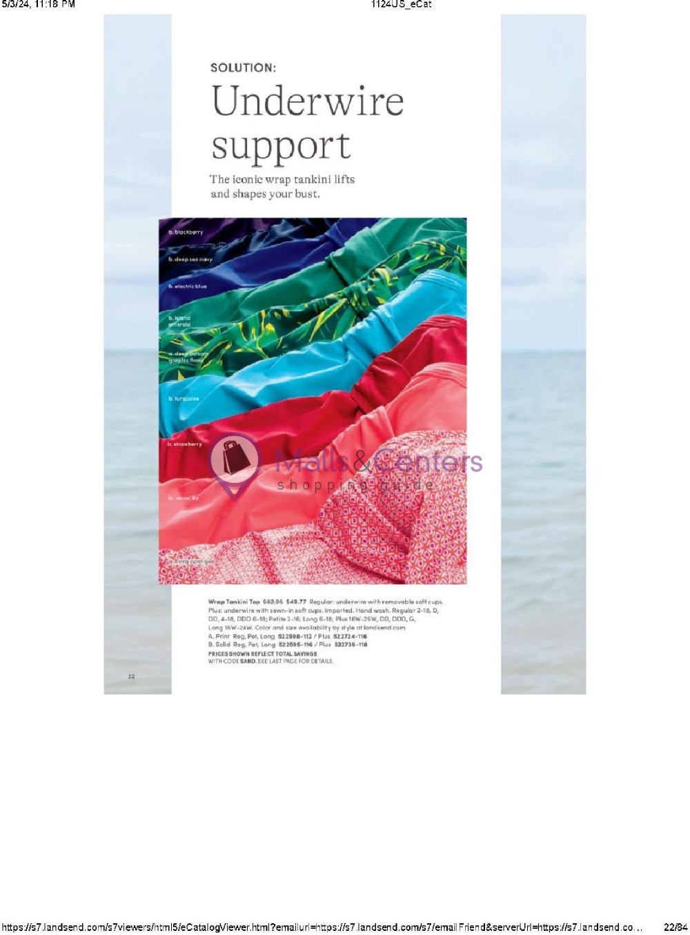 Weekly ad for Land's End valid: 05/01/2024 - 05/31/2024, page 22