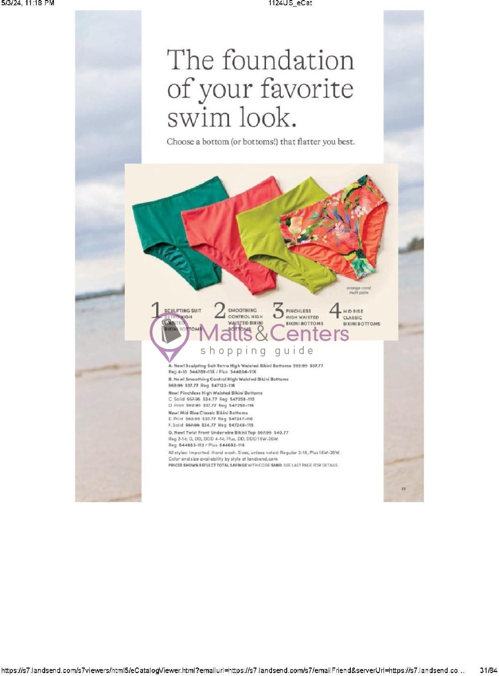 Weekly ad for Land's End valid: 05/01/2024 - 05/31/2024, page 31