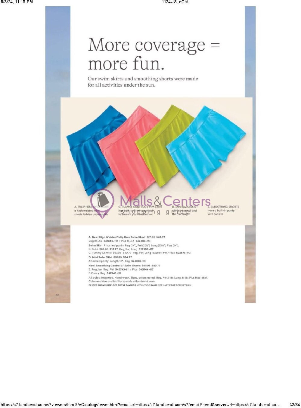 Weekly ad for Land's End valid: 05/01/2024 - 05/31/2024, page 32