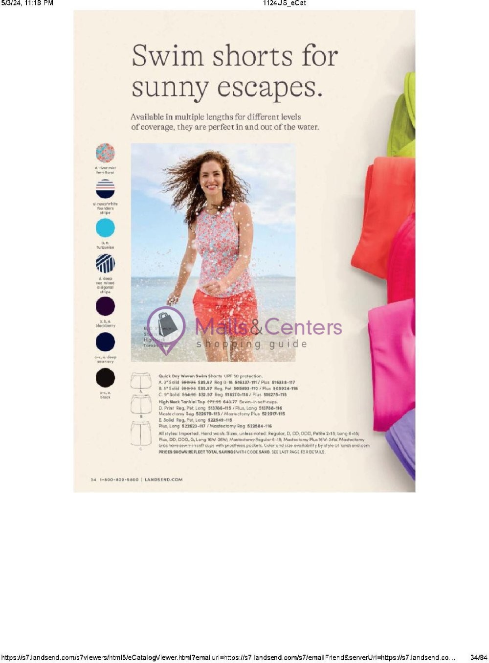 Weekly ad for Land's End valid: 05/01/2024 - 05/31/2024, page 34