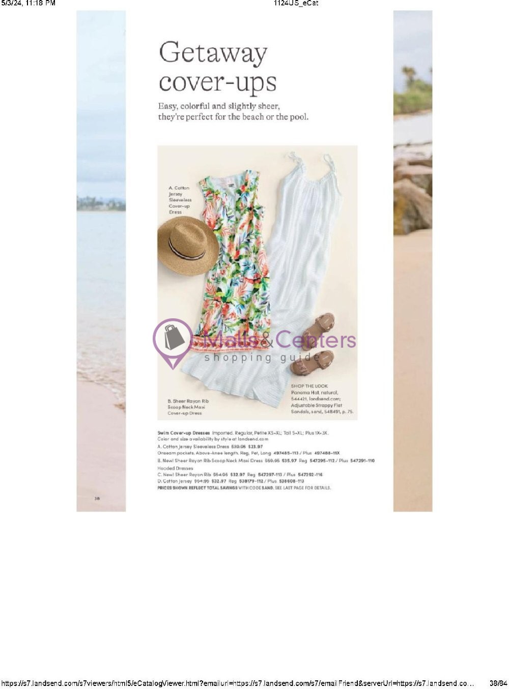 Weekly ad for Land's End valid: 05/01/2024 - 05/31/2024, page 38