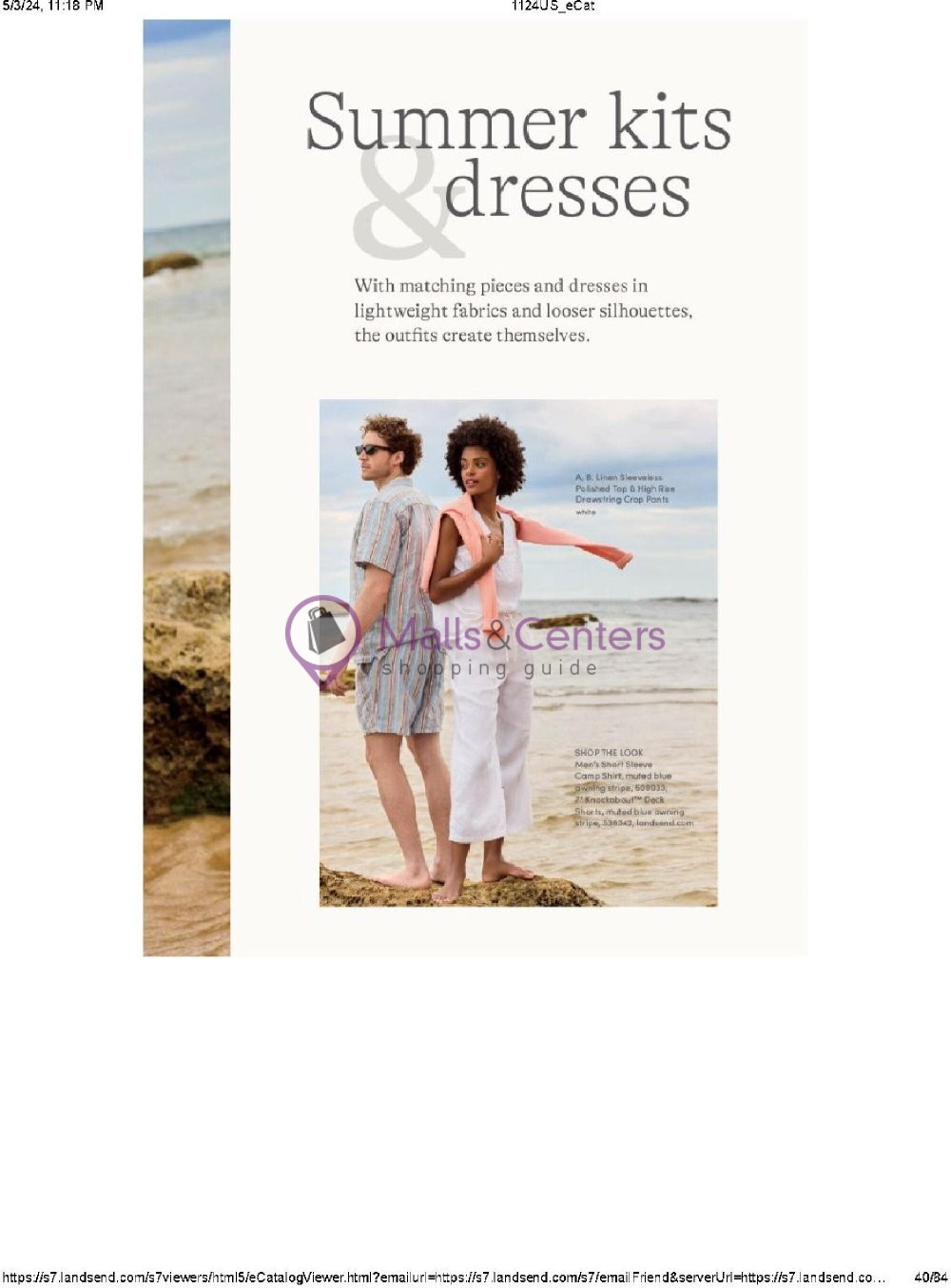 Weekly ad for Land's End valid: 05/01/2024 - 05/31/2024, page 40