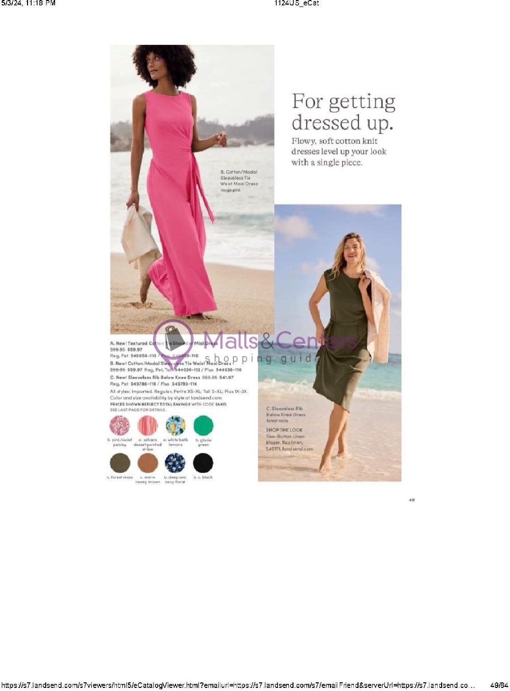 Weekly ad for Land's End valid: 05/01/2024 - 05/31/2024, page 49